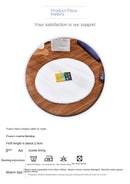 Colorful Round Shaggy Area Rug for Living Room, Bedroom, Kids Room - Modern Floor Mats