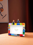 DIY Clourful Building Blocks Photo Frame For Home Decoration Creative Family Activity& Educational Gift