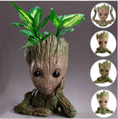 Modern Vases For Flowers Pot Groot Garden Pots Planters Anime Figurines Home Decoration Accessories Office Storage Pen Case