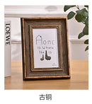 Classic Photo Frame Standing for Tabletop Hanging Wall Farmhouse Home Desk Office Decor Handmade Family Picture Frame Gift