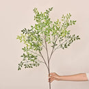 Artificial single branch3Artificial Green Plants with Simulated Forsythia, Forest Style, for Home and Hotel Decoration