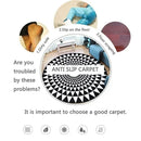 Modern Round Area Rug Minimalist Soft for Living Room Bedroom Study Room Decor Floor Mat Slip-resistant Wear-resistant Fashion