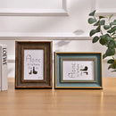 Classic Photo Frame Standing for Tabletop Hanging Wall Farmhouse Home Desk Office Decor Handmade Family Picture Frame Gift