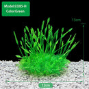 Artificial Underwater Plastic Plants Aquarium Fish Tank Aquatic Fake Shrub Green Weeds Water Grass Viewing Simulation Decoration