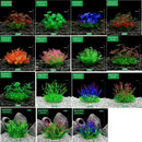 Artificial Underwater Plastic Plants Aquarium Fish Tank Aquatic Fake Shrub Green Weeds Water Grass Viewing Simulation Decoration