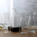 6 Transparent Modern Small Vases - for Decorating Wedding Tables and Dining Rooms, Transparent Vases, Home Tabletop Decoration, Windowsill Decoration, Flower Arrangement Containers, Shatterproof and Durable