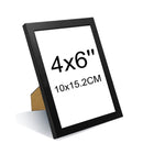 2pcs 4x6inch Black Wood Photo Frame 10x15cm Picture Frame Modern Minimalist Family Photo Frame DIY Photo Wall Picture Frame
