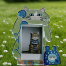 Photo Frame 3-inch Pet Photo Frame Cute Style Acrylic Photo Display Collection Frame Creative Home Office Desktop Decoration