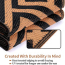 Indoor Outdoor Area Rug Home Garden Living Room Floor Carpet Anti-slip Waterproof Portable Folding RV Camping Awning Picnic Mat