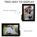 2pcs 4x6inch Black Wood Photo Frame 10x15cm Picture Frame Modern Minimalist Family Photo Frame DIY Photo Wall Picture Frame