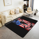American Flag Area Rugs for Living Room Non-Slip USA Carpet Adult Yoga Mats Bedroom Dorm Bathroom Decor Rugs Bedside Floor Mat